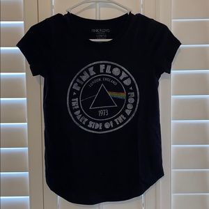 Pink Floyd black top Big Girls sz L 10-12